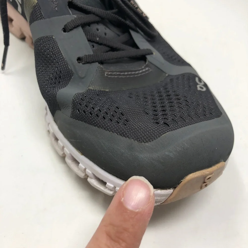 On Cloud Cloudflow Running Shoes Womens 8.5‎ Dark Grey Black CloudTec Helion